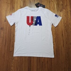 Under Armour Mens USA Patriotic Tshirt Size Large NEW